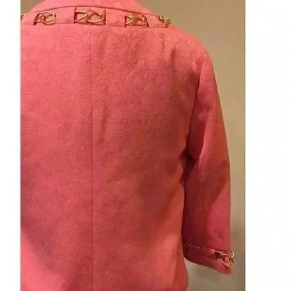 New Jade by Melody Tam S Coral Chainlink Jacket - Picture 6 of 8
